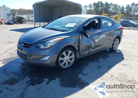 2012 Hyundai Elantra Limited из США, поврежденный, VIN 5NPDH4AE0CH096733